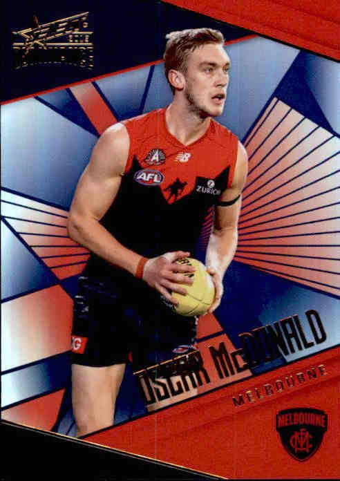 Oscar McDonald, Holofoil Parallel, 2019 Select AFL Dominance