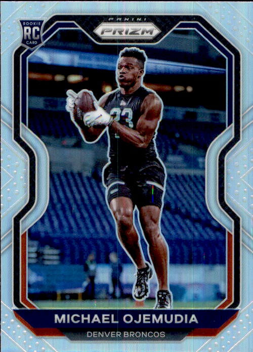 Michael Ojemudia, RC, Silver Prizm, 2020 Panini Prizm Football NFL