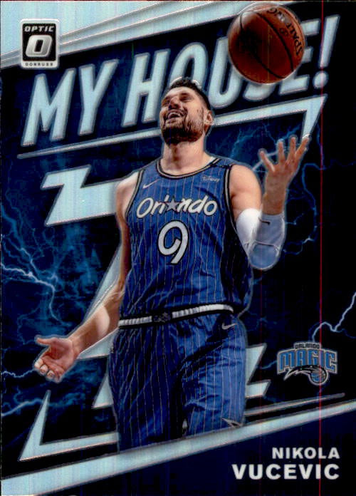 Nicola Vucevic, My House! Silver Prizm, 2019-20 Panini Optic Basketball