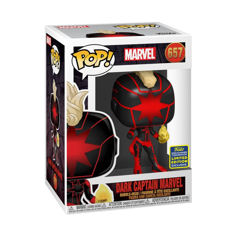 Captain Marvel - Dark Captain Marvel SDCC 2020 US Exclusive Pop! Vinyl