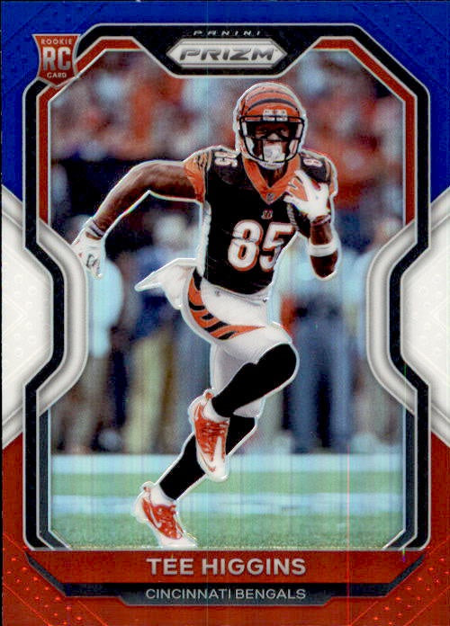 Tee Higgins, RC, Red White Blue Prizm, 2020 Panini Prizm Football NFL