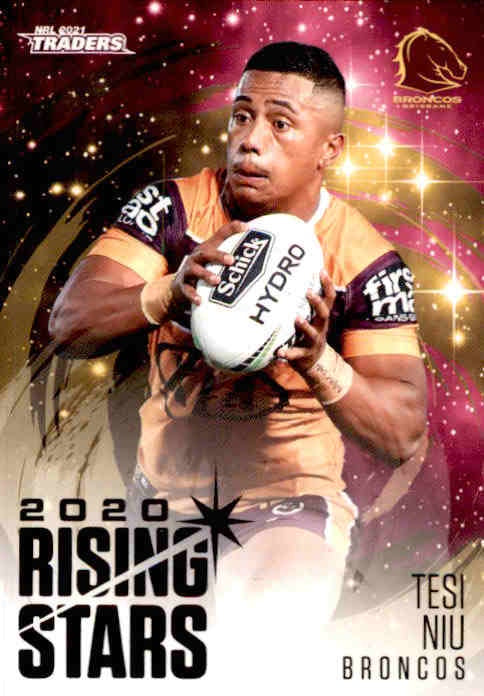 Tesi Niu, Rising Stars, 2021 TLA Traders NRL