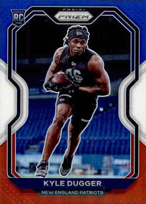 Kyle Dugger, RC, Red White Blue Prizm, 2020 Panini Prizm Football NFL