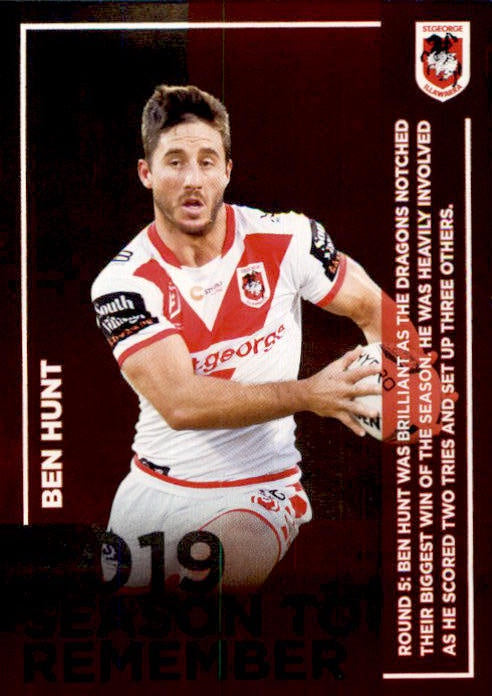 Ben Hunt, Season to Remember, 2020 TLA Traders NRL