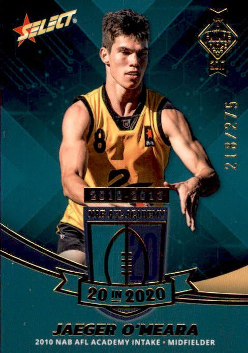 Jaeger O'Meara, 20 in 2020, 2017 Select AFL Future Force