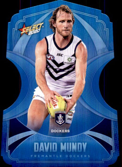 David Mundy, Ice Blue Diecuts, 2020 Select AFL Footy Stars