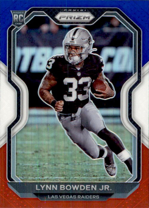 Lynn Bowden Jr, RC, Red White Blue Prizm, 2020 Panini Prizm Football NFL
