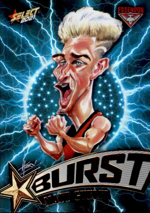 Matt Guelfi, Lightning Starburst, 2021 Select AFL Footy Stars