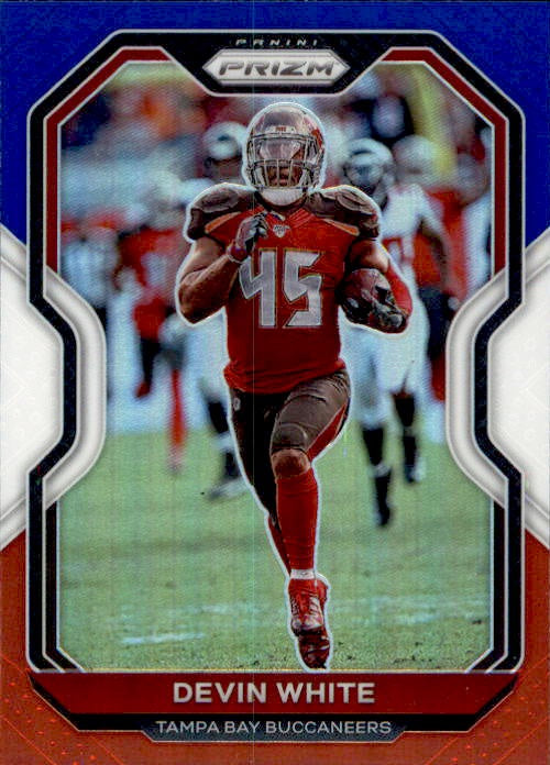 Devin White, Red White Blue Prizm, 2020 Panini Prizm Football NFL