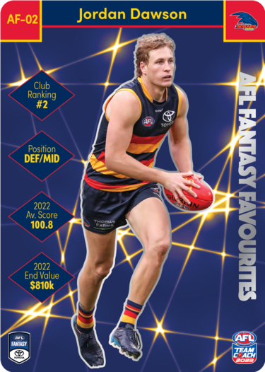 Jordan Dawson, AFL Fantasy Favourites, 2023 Teamcoach AFL