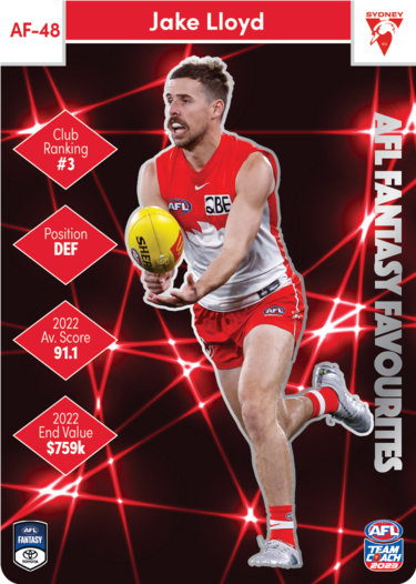 Jake Lloyd, AFL Fantasy Favourites, 2023 Teamcoach AFL