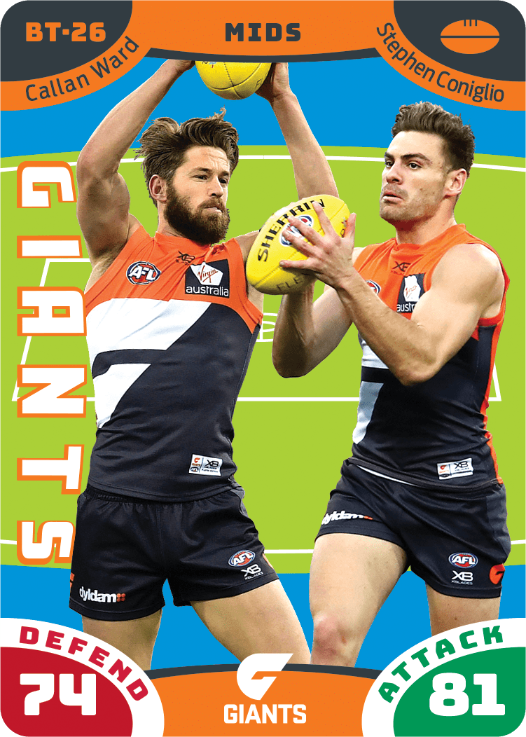 Callan Ward & Stephen Coniglio, Battle Teams, 2019 Teamcoach AFL