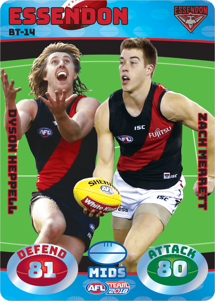 Heppell & Merrett, Battle Teams, 2018 Teamcoach AFL