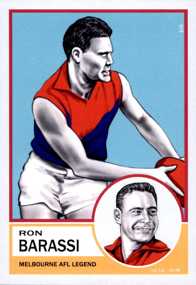Ron Barassi, Aussie Icons & Legends by Noel.