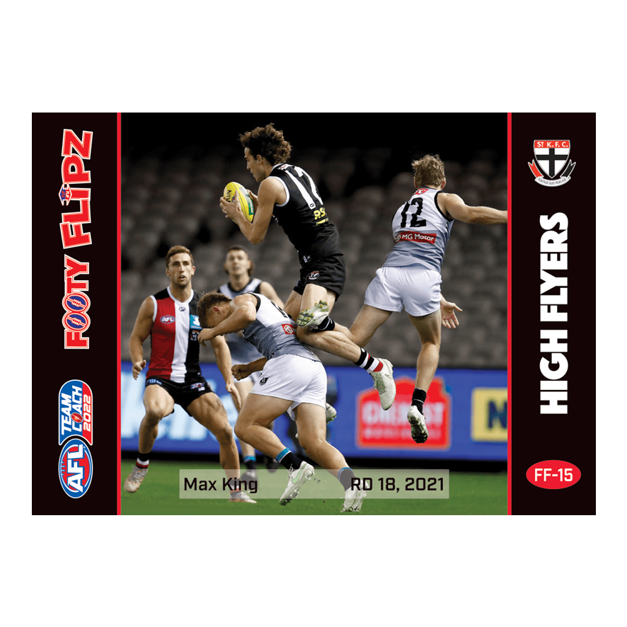 Max King, Footy Flipz High Flyers, 2022 Teamcoach AFL