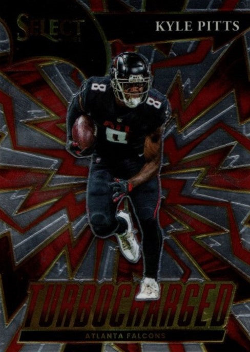 Kyle Pitts, Turbo Charged, 2021 Panini Select Football NFL