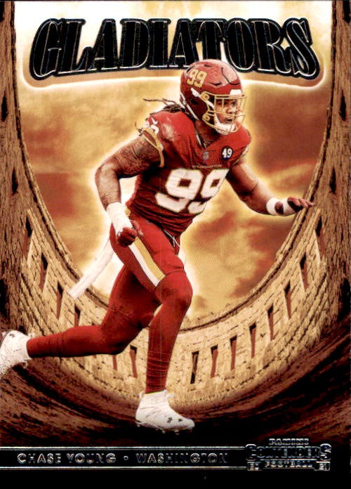 Chase Young, Gladiators, 2021 Panini Contenders Football NFL