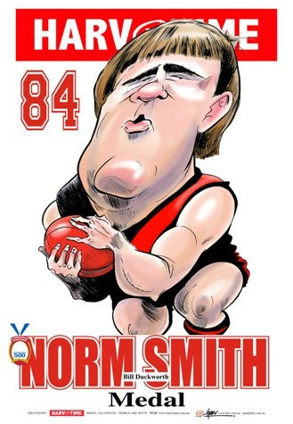 Bill Duckworth, 1984 Norm Smith Medal, Harv Time Poster