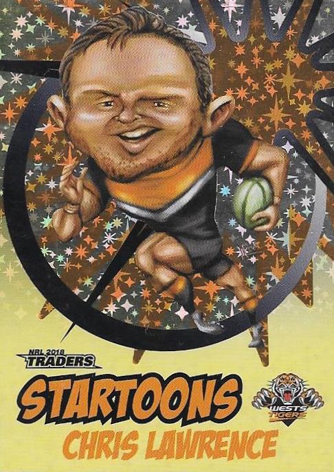 Chris Lawrence, Yellow Startoons, 2018 ESP Traders NRL