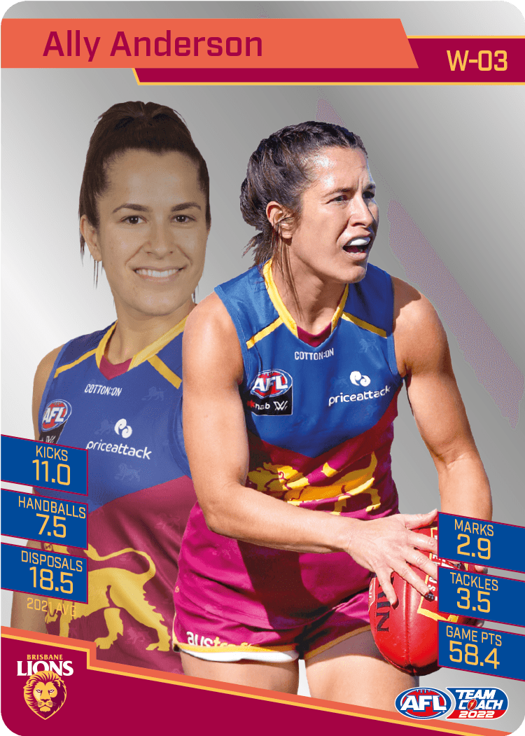 2022 Teamcoach Silver Parallel - Cards 201 to 220 & AFLW - Pick Your Card