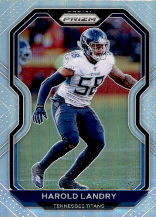 Harold Landry, Silver Prizm, 2020 Panini Prizm Football NFL