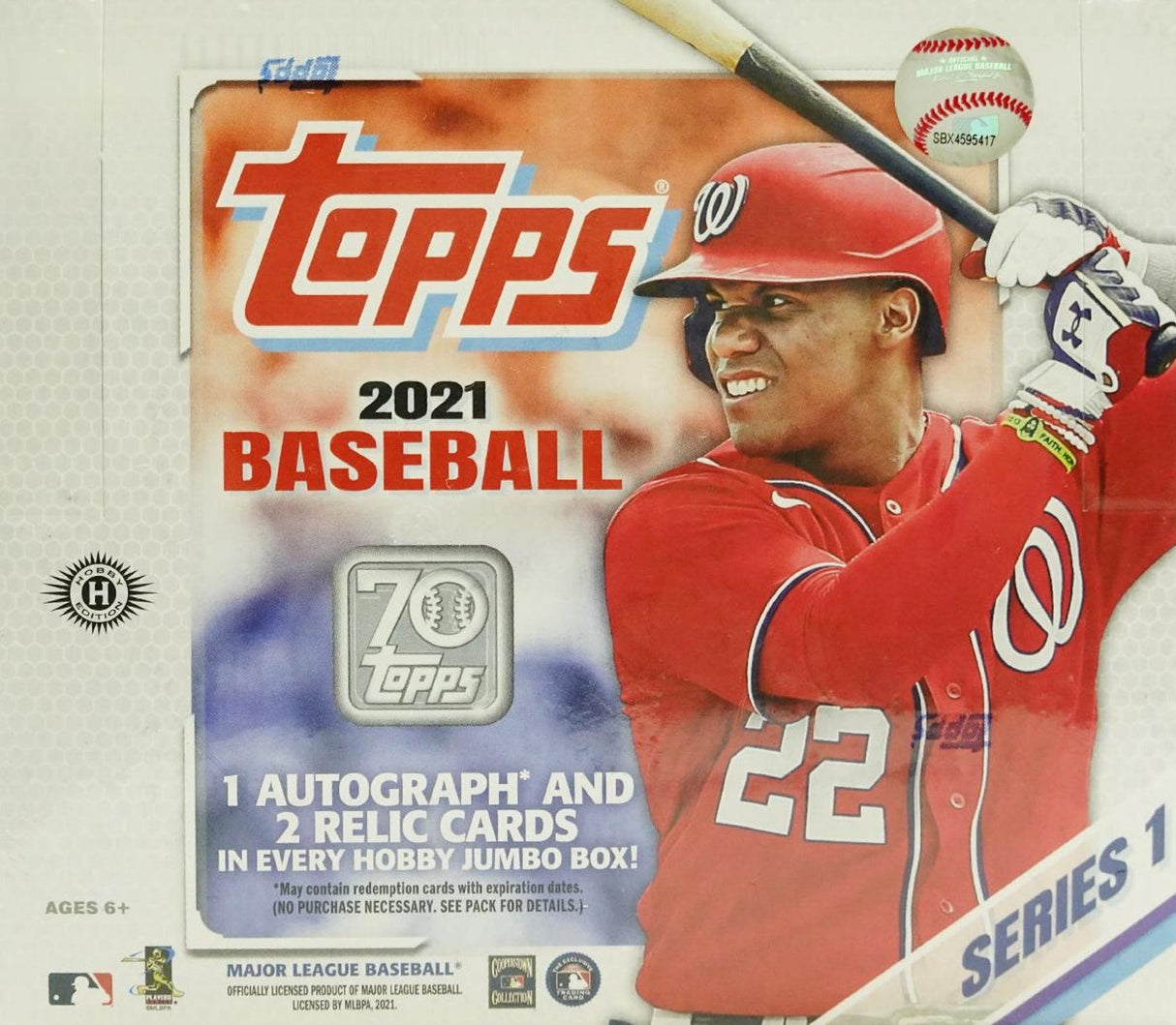 2021 Topps Series 1 Baseball Jumbo Box