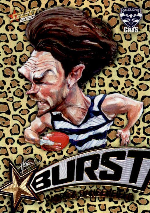 Patrick Dangerfield, Leopard Starburst, 2020 Select AFL Footy Stars”