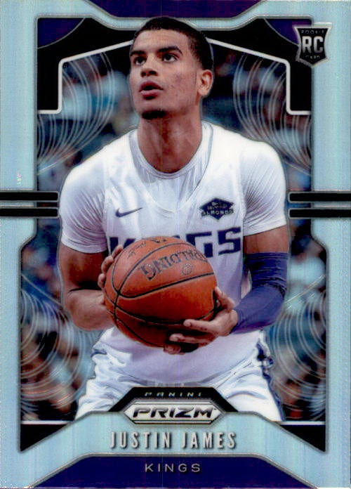 Justin James, RC, 2019-20 Prizm Basketball SILVER Refractor