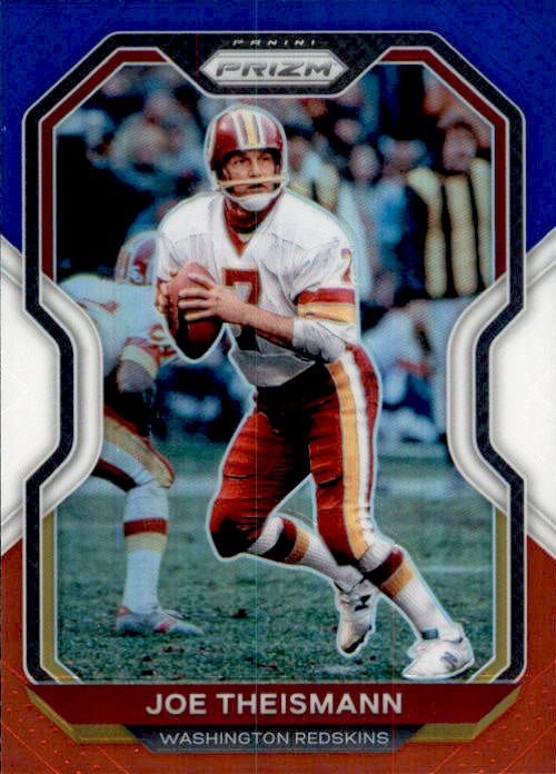 Joe Theismann, Red White Blue Prizm, 2020 Panini Prizm Football NFL