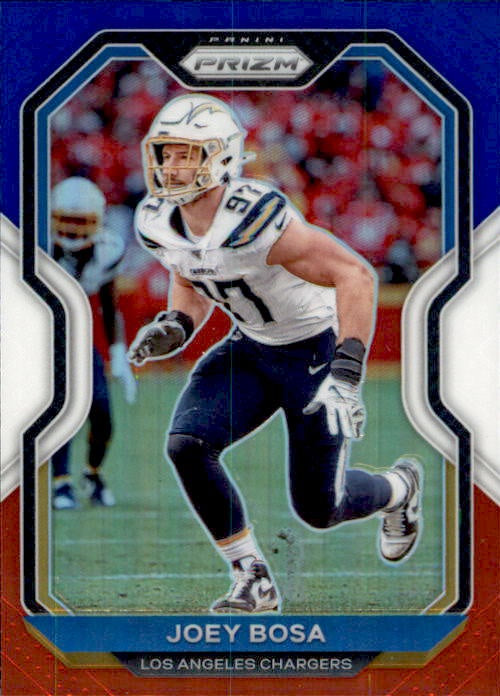Joey Bosa, Red White Blue Prizm, 2020 Panini Prizm Football NFL