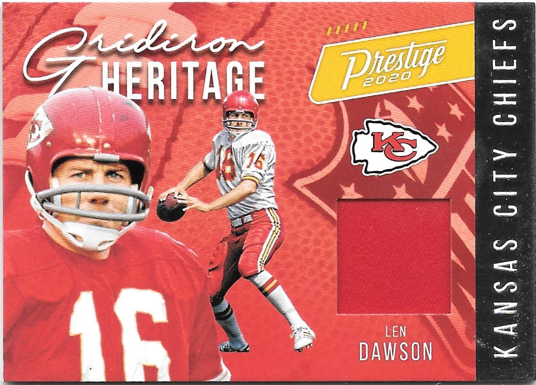Len Dawson, Gridiron Heritage, 2020 Panini Prestige Football NFL