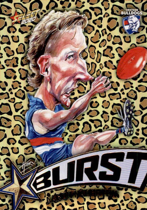 Aaron Naughton, Leopard Starburst, 2020 Select AFL Footy Stars
