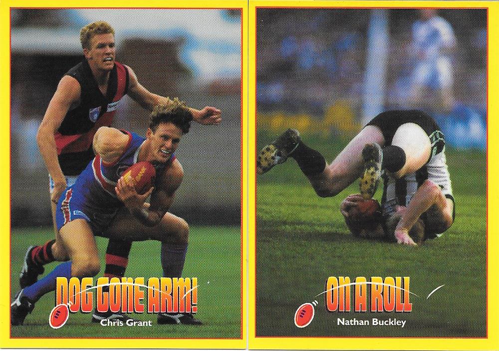 1997 Select AFL Maggi Footy Bloopers Set of 20 cards