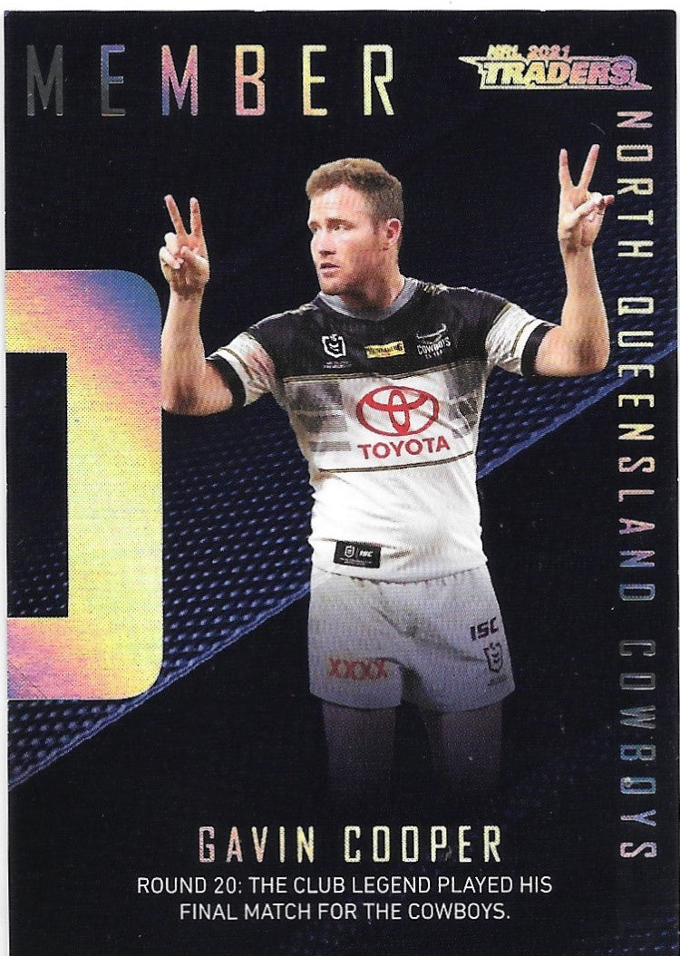 Gavin Cooper, Season to Remember, 2021 TLA Traders NRL