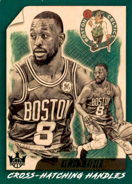 Kemba Walker, Cross-Matching Handles JADE, 2019-20 Panini Court Kings Basketball NBA
