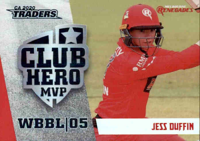 Jess Duffin, Club Hero, 2020-21 TLA Cricket Australia and BBL