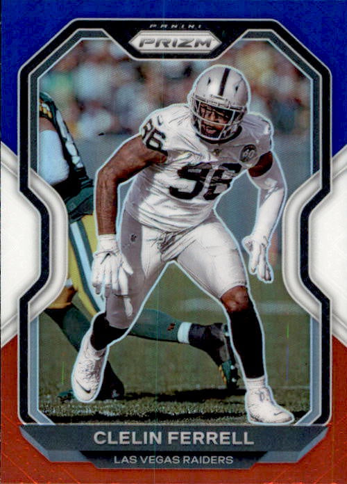 Clelin Ferrell, Red White Blue Prizm, 2020 Panini Prizm Football NFL