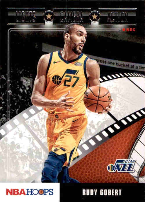 Rudy Gobert, Lights Camera Action, 2019-20 Panini Hoops Basketball NBA