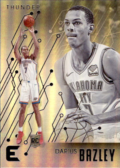Darius Bazley, RC, Essentials, 2019-20 Panini Chronicles NBA Basketball