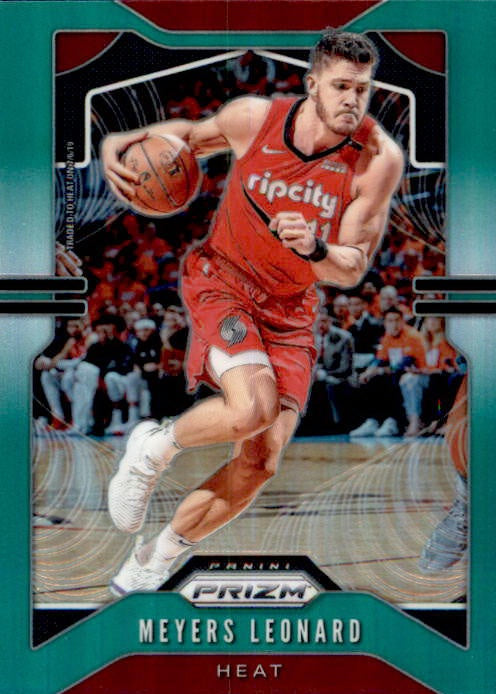 Meyers Leonard, 2019-20 Prizm Basketball GREEN Refractor