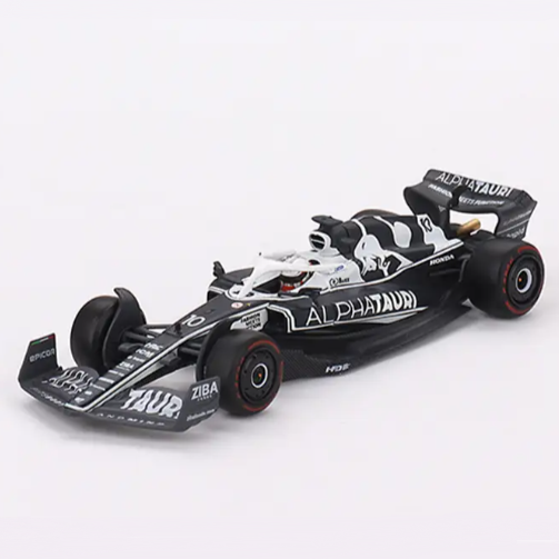 Mini GT, AlphaTauri AT03 #10 Pierre Gasly 2022 Abu Dhabi Grand Prix - 1:64 Scale Diecast Model Car