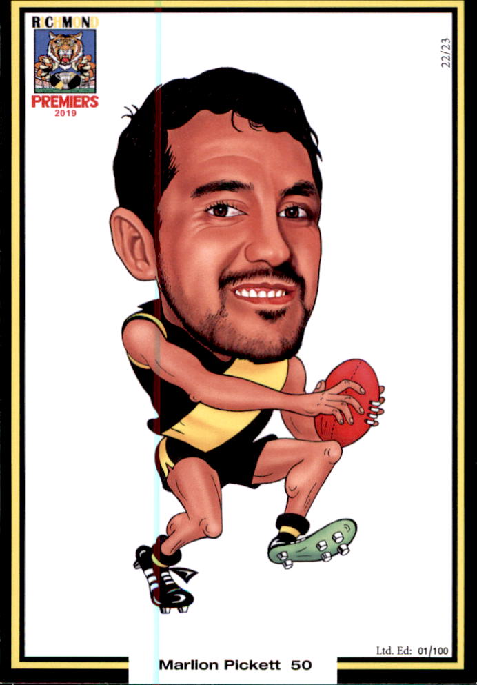 Richmond Tigers 2019 Premiers Card Set by Noel