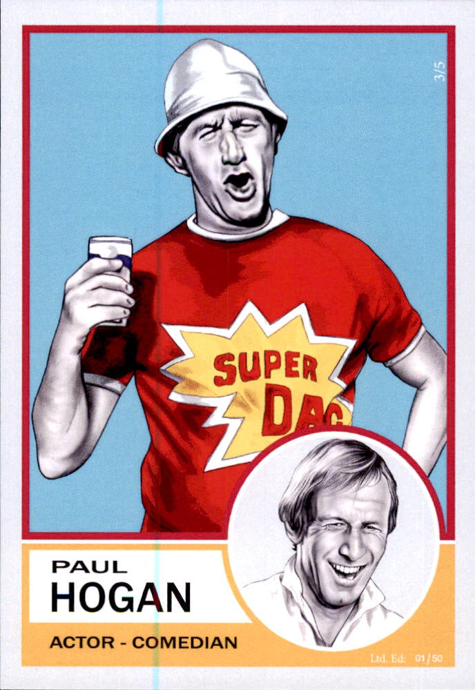 Paul Hogan, Aussie Icons & Legends by Noel.