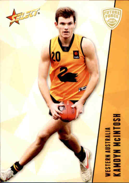 2012 Select AFL Future Force Common Cards - Cards 1 to 86 - Pick Your Card