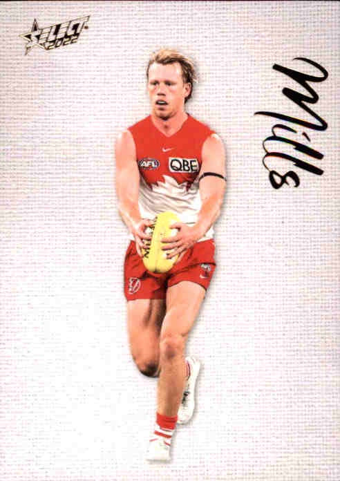 Callum Mills, Blank Canvas, 2022 Select AFL Footy Stars