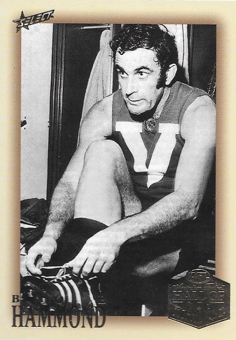 Bob Hammond, Hall of Fame Players Edition, 2018 Select AFL Legacy