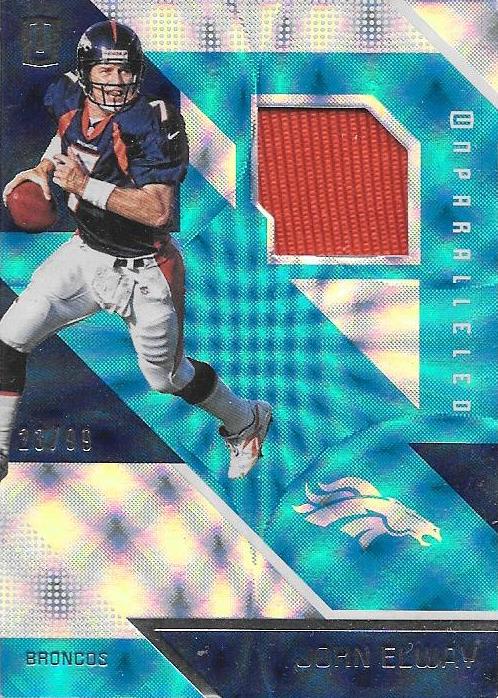 John Elway, Materials, 2016 Panini NFL Unparalleled Football