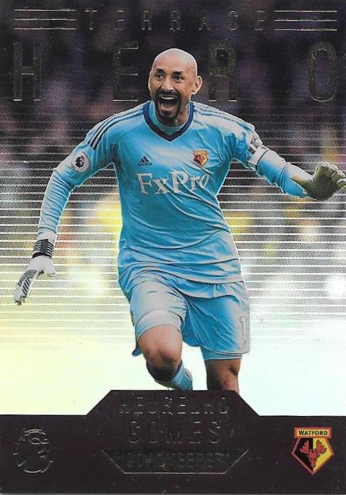 Heurelho Gomes, Terrace Hero, 2017-18 Topps EPL Premier League Gold