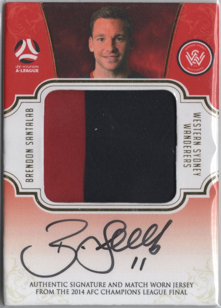 Brendon Santalab, Signature Jersey Redemption, 2017-18 Tap'n'play FFA & A-League Soccer