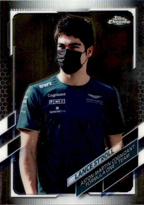 Lance Stroll, #24, 2021 Topps Chrome Formula 1 Racing